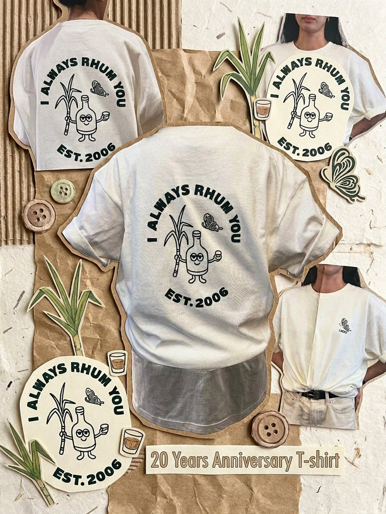 告知】LAODI 20周年記念Tシャツ発売のお知らせ | 無農薬クラフトラム酒