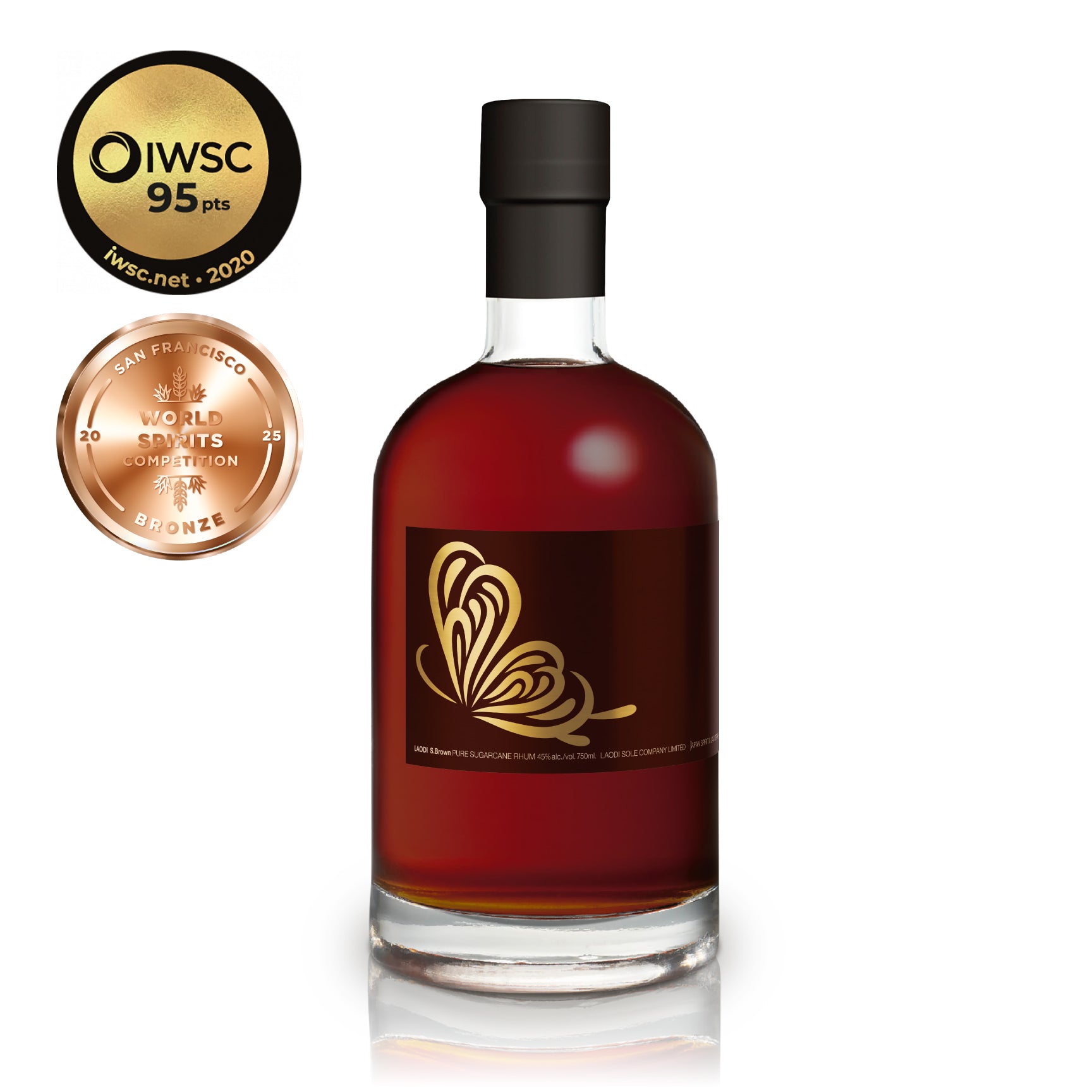 ラム酒　LAODI BROWN IWSC金賞】ラオディ エスブラウン | 無農薬クラフトラム酒 LAODI ラオディ